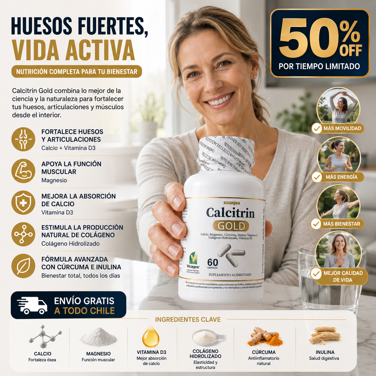 CALCITRIN GOLD | Vive sin que el dolor decida tu día