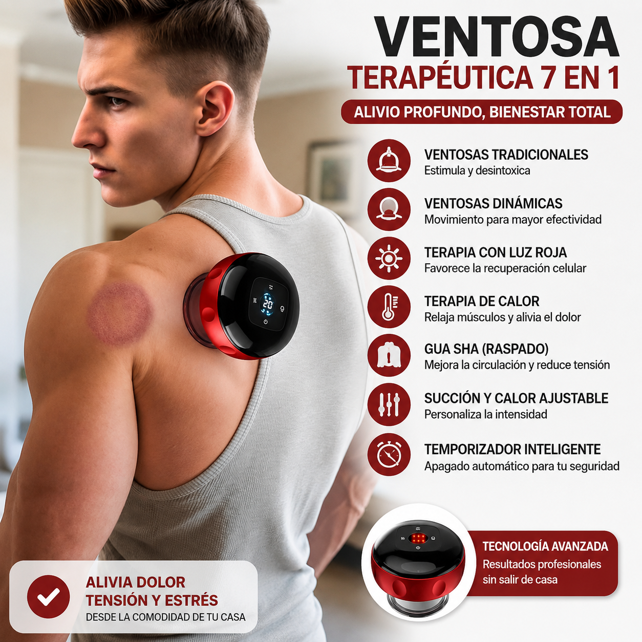 Masajeador De Ventosas Premium Portátil | Edición Limitada