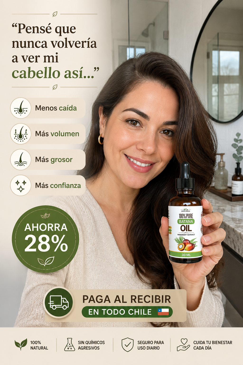 EDICIÓN LIMITADA - Aceite Batana Crecimiento Cabello 30 ml