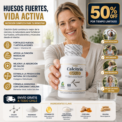 CALCITRIN GOLD | Vive sin que el dolor decida tu día