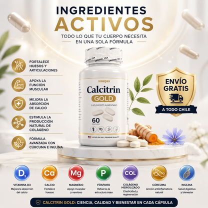 CALCITRIN GOLD | Vive sin que el dolor decida tu día