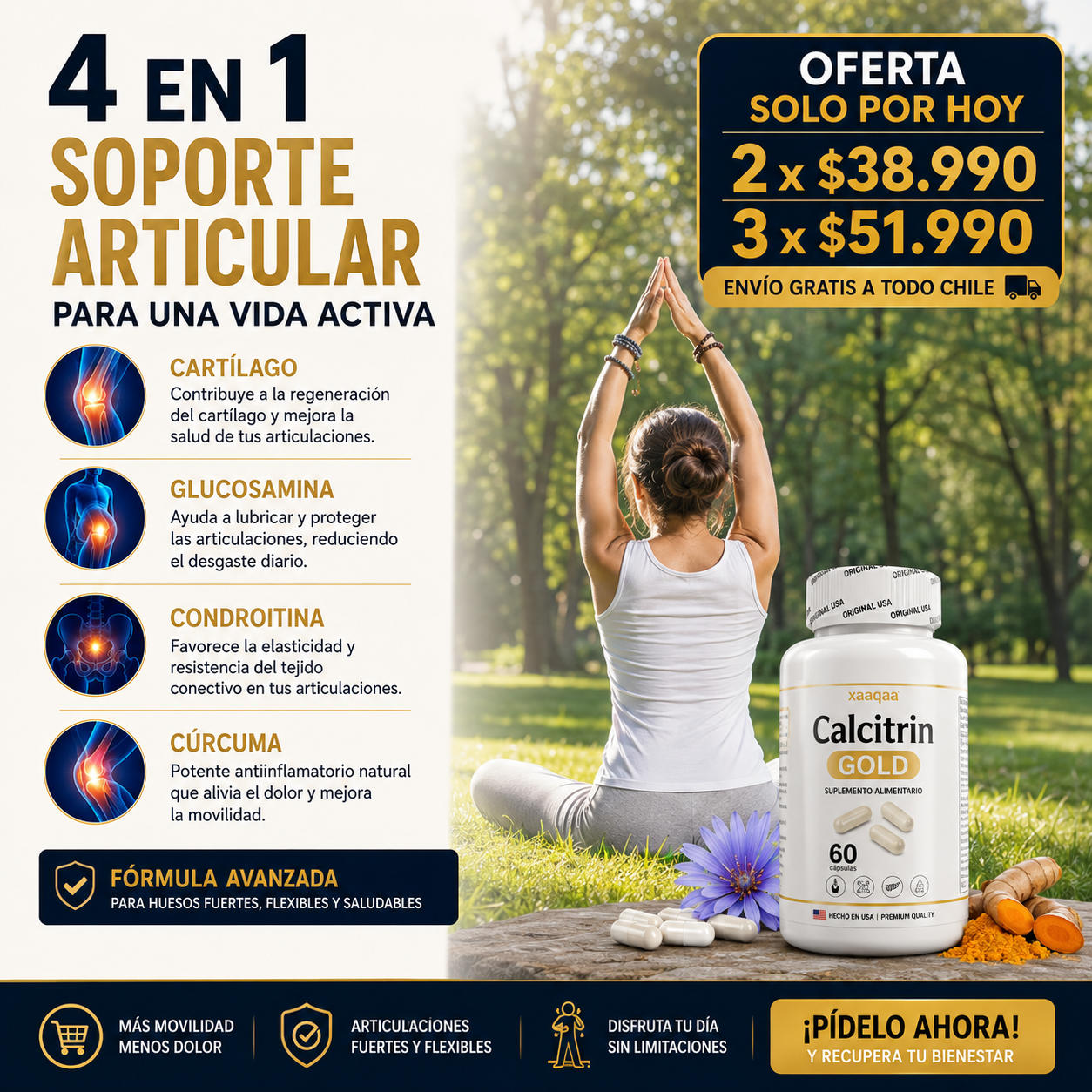 CALCITRIN GOLD | Vive sin que el dolor decida tu día