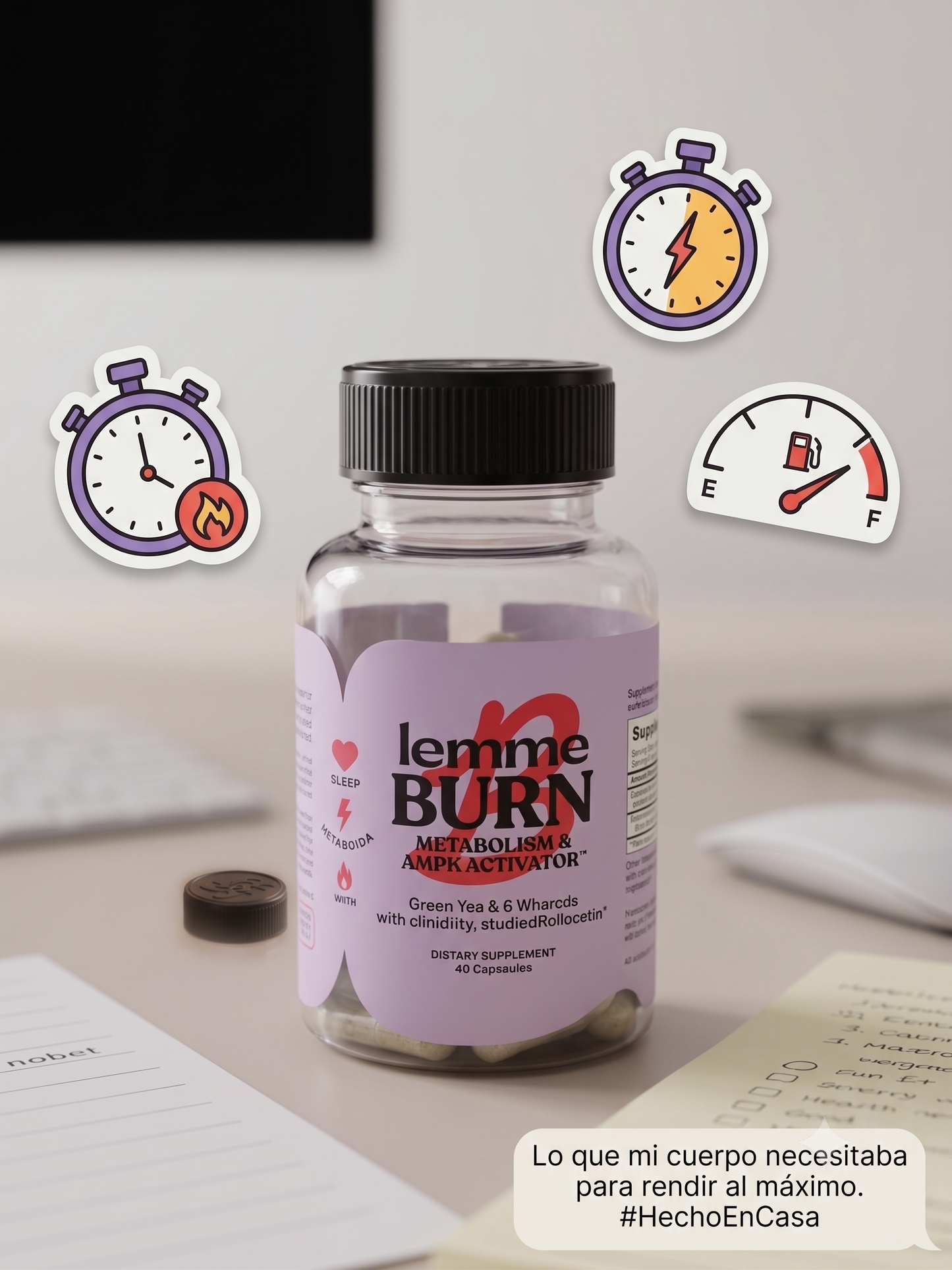 EDICIÓN LIMITADA - LEMME BURN 60 capsulas