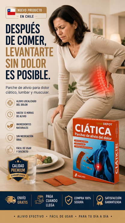 ÚLTIMAS UNIDADES - Parches Alivia Ciática Lumbalgias Lumbar
